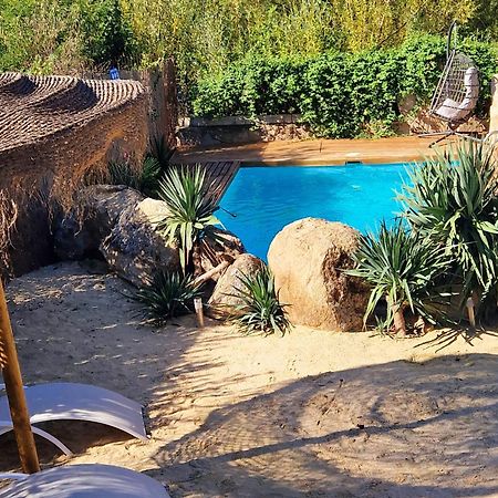 Complejo Oasis Beach Sobre El Rio Huerta  ภายนอก รูปภาพ